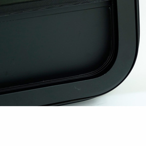 Porte de remorque en forme de larme de caravane avec fenêtre coulissante avec cadre de porte en alliage d'aluminium Matel Black Lock and <span class=keywords><strong>Flynet</strong></span> - Product Image 5