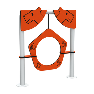 Nouvel équipement de terrain de jeu pour chien Pe, terrain de jeu coloré à vendre. - Product Image 2