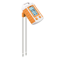 Testeur de fertilité du sol NPK professionnel 6-en-1 avec écran LCD pour ferme, serre, pelouse et plantation