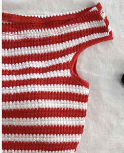 Peeqi Completo Estivo da Donna 2 Pezzi: Top Corto <span class=keywords><strong>e</strong></span> Pantaloncini Rossi Aderenti, Set Casual Estivo Due Pezzi - Product Image 5