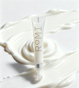 Tubo da 15ml in PE bianco crema per olio <span class=keywords><strong>labbra</strong></span> e contorno occhi, con applicatore roll-on rinfrescante in metallo argentato, personalizzabile, vuoto, per skincare, confezione squeeze, OEM - Product Image 1