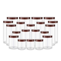 Groothandel Dry Food Fruit Candy Cookie Container Met Huisdier Plastic Pot En Aluminium Deksel Schroefdop Voor Opslag Organisatie