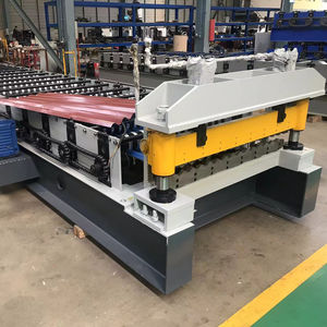 Feuille de toit de plaque murale en métal de panneau de vague ondulée automatique bon marché chaude faisant des tuiles petit pain formant des machines - Product Image 4