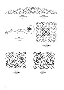 Pièces détachées en <span class=keywords><strong>fer</strong></span> forgé grand panneau de <span class=keywords><strong>volute</strong></span> pour balustrade de main courante de clôture de porte - Product Image 5