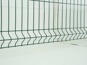 Valla metálica moderna galvanizada en V para jardín y granja, diseño 3D - Product Image 2