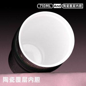 Godiva Stainless Steel Tumbler 16 Oz <b>Large</b> Capacity Insulated With Straw And Carrying Strap For Travel And Gift - Product Image 5