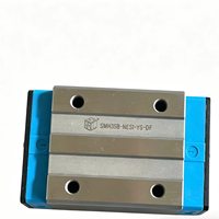 Bloc de guidage linéaire en acier de précision SLM SMH-B avec palier à bride, longue durée de vie, longueur personnalisée pour routeur CNC et applications robotiques