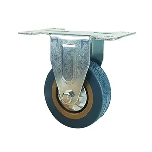 Factory Supply 2 Inch Top Plate Swivel Light Duty Gray PVC Caster Wheels For Air Coolers