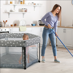 <span class=keywords><strong>Parc</strong></span> pour bébé pliable <span class=keywords><strong>hexagonal</strong></span> personnalisé 300D, lit de sécurité pliable pour bébé, clôture pour <span class=keywords><strong>parc</strong></span> pour bébé pliable - Product Image 3