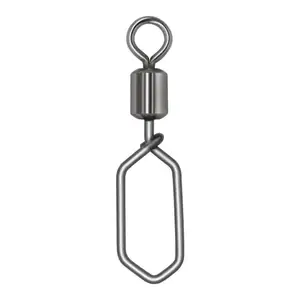 Stainless Steel Swing Square Fishing Snap Fishing Connector Swivel