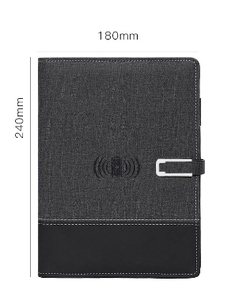 A5 Promotional Agenda Recycled Loose-Leaf Printed Exercise Book Smart Diary Wireless Charger Powerbank Gift Inteligente Reusable - Product Image 4