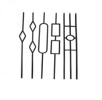 Bascule en fer forgé au Design moderne, nouveau style, balustrade d'escalier, 23 cm