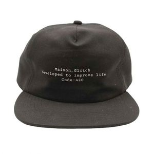 Casquette décontractée à visière plate réglable, 5 panneaux, avec logo brodé personnalisé, non structurée, fermeture snapback - Product Image 2