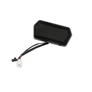 มาตรวัดความเร็วแบบ<span class=keywords><strong>ดิจิตอล</strong></span> LCD สำหรับรถจักรยานยนต์ พร้อมหน้าจอแสดงผล วัดระยะทาง รองรับแรงดันไฟฟ้า 48-96V ตัวเรือนสีดำ สำหรับการดัดแปลงและอัพเกรด - Product Image 3