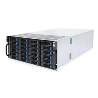 Serveur en rack 4U à 36 baies, personnalisable, marque OEM d'origine, 32 Go de DDR4 RECC, SSD 128 Go, Xeon E5 10 cœurs 2,4 GHz, en stock