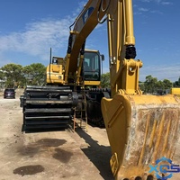 Mejor estado Rendimiento Usado Caterpillar CAT 320CL 320 Excavadora anfibia 18m Brazo extendido Swamp Buggy Equipo pesado