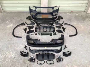 Kit de carrosserie pour <span class=keywords><strong>Mercedes</strong></span> <span class=keywords><strong>Benz</strong></span> <span class=keywords><strong>GLB</strong></span> class X247 2021-2022 changement à GLB35 <span class=keywords><strong>AMG</strong></span> comprend un ensemble de pare-chocs avant avec grille lèvre arrière - Product Image 6