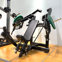 Ensemble complet d'équipements de musculation professionnels à charge libre pour la musculation des pectoraux et des épaules, presse inclinée à poids libre pour la musculation des pectoraux