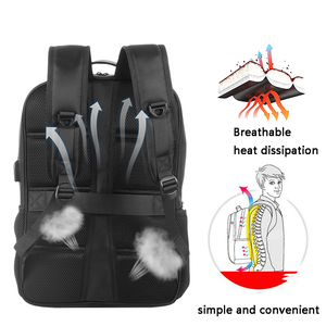 Solar Panel Waterproof Backpack with USB Charge 30-40L Capacity Anti-seismic Design for Outdoor Use - Product Image 3