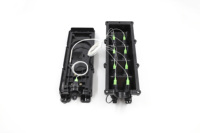 Fermeture d'épissure de MST de boîte de distribution terminale de fibre optique de 12 ports de service multifonctionnel imperméable extérieur de câble toneable