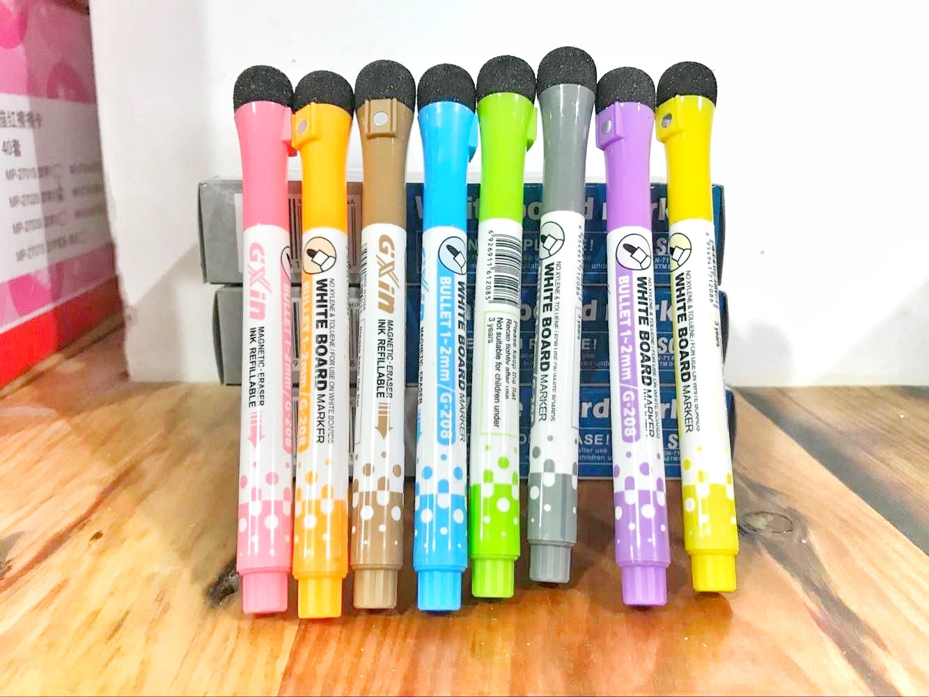 Whiteboard Marker Pen White Black Green Gift Red Blue Customized Head Box Logo Packing Zealot · image 6