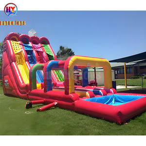 Guangzhou prix usine nouveauté grande taille jeu amusant enfants maison fête piscine <span class=keywords><strong>d</strong></span>'<span class=keywords><strong>eau</strong></span> curseur videur gonflable - Product Image 4