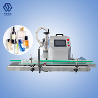 Machine de remplissage semi-automatique d'huiles et d'eau cosmétiques, ligne de production de remplissage de liquides semi-automatique de bureau à tête unique