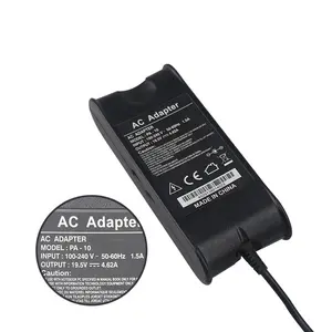 90W 노트북 충전기 19.5V 4.62A AC 전원 어댑터 DE LL 노트북 i7 i5 xps 15 7.4*5.0mm