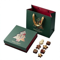 Boîte cadeau de luxe ODM pour les fêtes avec couvercle à rabat magnétique et fermeture magnétique pour logo personnalisé, commande en gros et cadeaux de Noël
