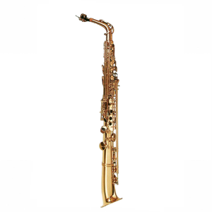 <span class=keywords><strong>Saxophone</strong></span> <span class=keywords><strong>alto</strong></span> en Mi bémol laqué or Eastern Music AS280 gravé à la main avec F aigu #   Façade F - Product Image 5
