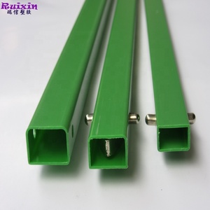 أنبوب بلاستيكي مربع عالي الجودة من البي في سي الأخضر 22×16 مم، أنبوب صلب بسطح أملس بسعر المصنع، قطع مخصص وتشكيل بالبثق عالي الجودة - Product Image 4