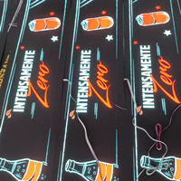 Affiche électroluminescente ultra-fine pour la publicité de boissons avec une luminosité élevée et des animations personnalisables