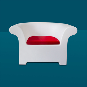 Sofá de plástico blanco moderno de fábrica, sofá iluminado, muebles Led, Bar de jardín, silla de piscina, sofá de playa - Product Image 4