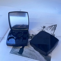 Kit de pinceaux correcteur et de contouring transfrontalier personnalisé, emballage divisé en plastique ABS, capacité 4g/3g, fard à paupières à quatre compartiments