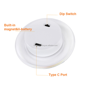Rundes Nachtlicht an der Wand Magnetisch Einfache Installation Sensor Bewegung Drahtlos Typ C DC 5V USB Wiederauf ladbare intelligente Wand leuchte - Product Image 6