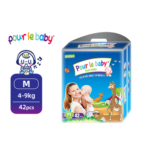 Couches-culottes jetables pour bébé avec logo personnalisé, 3 tailles, super absorbantes, pour usage de jour et de nuit - Product Image 4