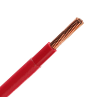 Venta al por mayor de cobre trenzado AWG 4-14 cable eléctrico aislado de PVC Alambre de nylon revestido THWN THHN para uso industrial
