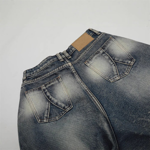 Ropa de hombre personalizada pantalones cortos de mezclilla de diseño lavado al por mayor ropa de calle hasta la rodilla de alta calidad - Product Image 5