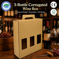 Boîtes d'emballage personnalisées en gros, style transporteur, porte-bocaux, boîtes en carton ondulé, écologiques et recyclables