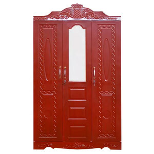 Luoyang factory metal locker produttore steel orange lemari pakaian storage con <span class=keywords><strong>armadio</strong></span> di trasferimento a specchio - Product Image 3