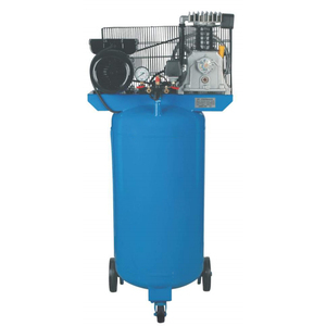 เครื่องอัดอากาศแบบลูกสูบแนวตั้งอุตสาหกรรมแบบพกพา ขนาด 11.8cfm 4 แรงม้า 3 กิโลวัตต์ 270 ลิตร 336 ลิตร/นาที ระบายความร้อนด้วยอากาศ ขับเคลื่อนด้วยสายพาน แบบกำหนดเองได้ - Product Image 1