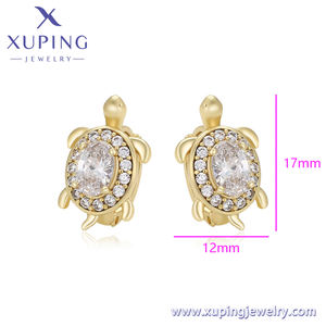 X000836894 XUPING ювелирные изделия оптом модные элегантные 14 карат позолоченные серьги для женщин - Product Image 2