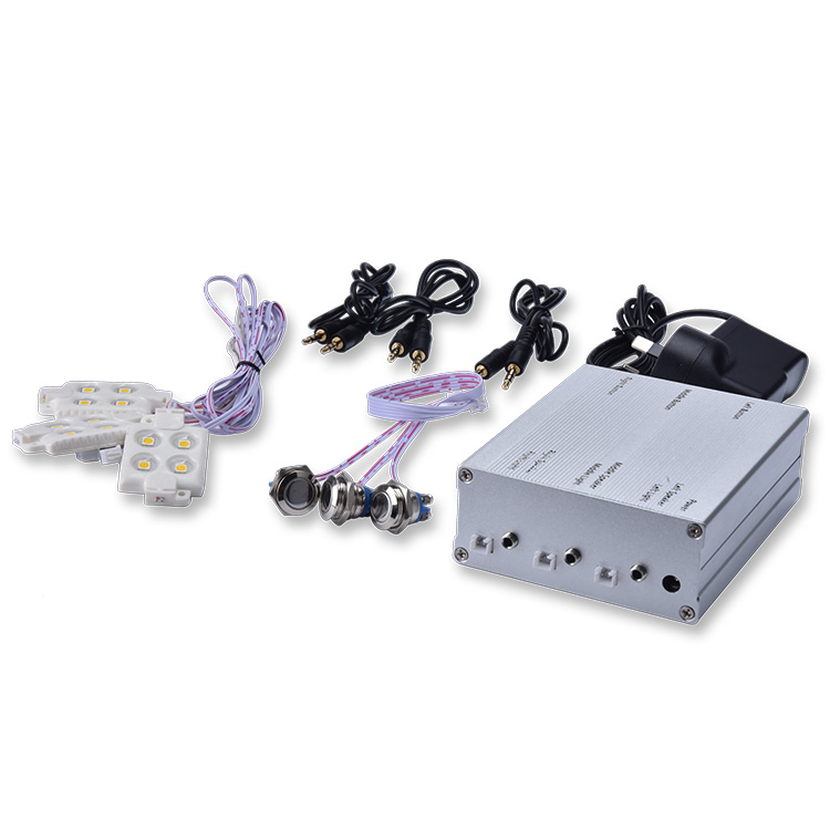 Заводская Настройка 3 канала динамик дисплей POP Media Player доска со светодиодной подсветкой