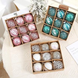 2026 Christmas Party Decoration Handmade UV Printed High Quality Classic Exquisite Luxury Christmas Tree Pendant Plastic - Product Image 2