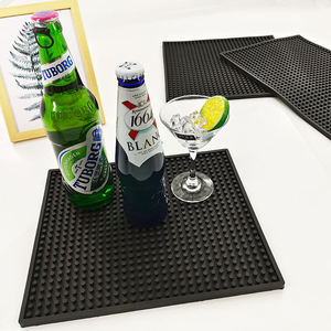 Custom Logo Silicone PVC Bar Mat Rubber Spill Pad Pub Runner Beer Rail Mat Non Slip Counter Mat Coaster Placemat Bartender Pad - Product Image 6