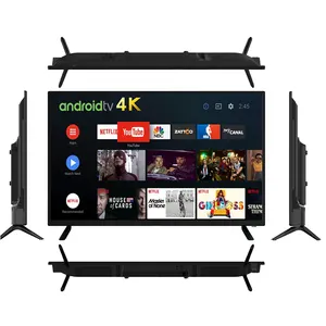 Телевизор 4k smart tv 65 дюймов безрамочный android led tv