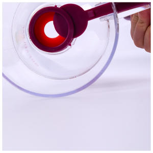 Kitchen Batter Dispenser 900ml Manual Release Purple And Red ABS <b>Dough</b> <b>Divider</b> For Pancakes Muffins Baking - Product Image 2