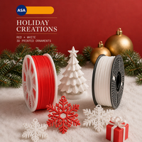 Filament ASA à faible déformation 1,75 mm 1 kg Noir Résistant aux intempéries Filament d'impression 3D pour imprimante FDM