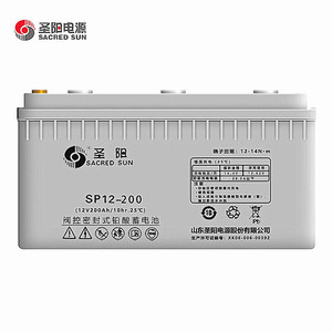 Sacred Sun SP12-200 12V 200Ah VRLA Sealed Lead Acid <b>Battery</b> For <b>UPS</b> EPS Power Backup - Product Image 1