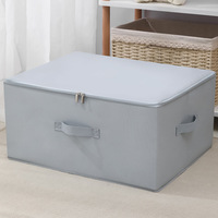 Boîte de rangement pliable en tissu non tissé lavable 10-20L 56x32x33cm, anti-poussière, grande capacité, organisateur de vêtements et de chaussures
